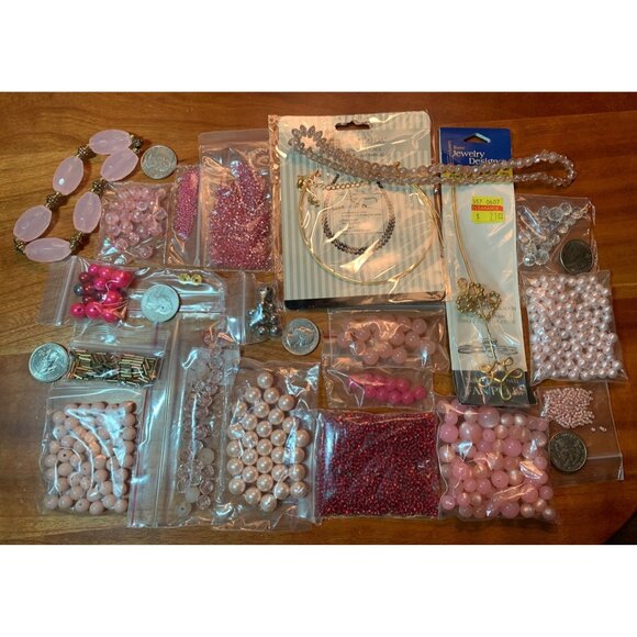 Assorted Beads for Jewelry Making #518 - Picture 1 of 13